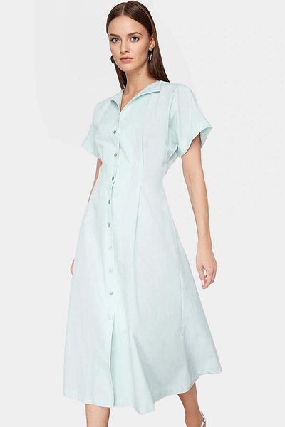 PayBuy Breathable Cotton Summer Midi Shirt Dress Comfortable Casual Style Quality Craftsmanship Trend Design