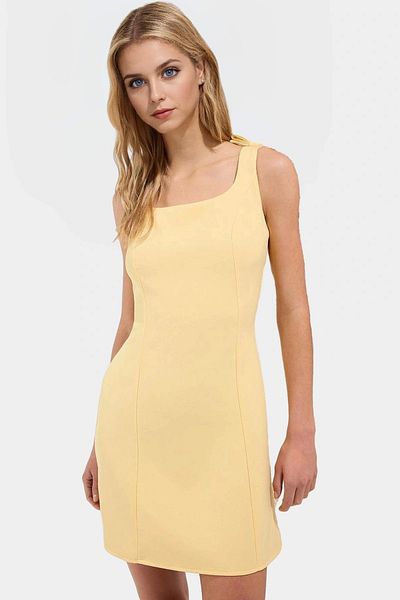 PayBuy Summer A-Line Bow Mini Woven Dress Zarifane Design Perfect Fit