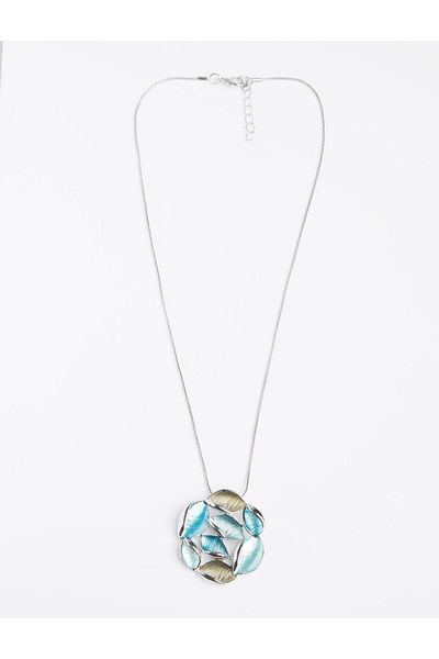 Jimmy Key Modern Necklace with Blue Seashell Figure