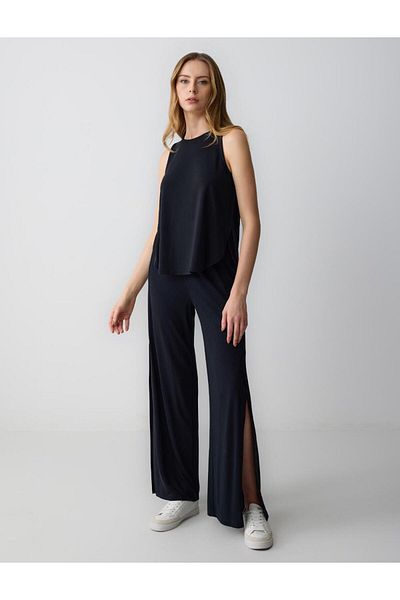 Jimmy Key Black Slit Pants