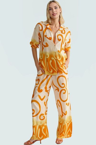 PayBuy Wrap Pattern Viscose Summer Suit Casual Daily Style Perfect Fit Comfortable Cut