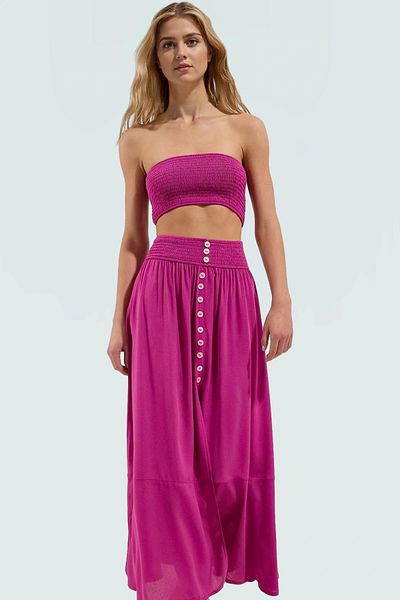 PayBuy Summer Stylish Women's Long Blouse Skirt Suit Viscose Fabric Casual Beach Combination Modern Style High Quality