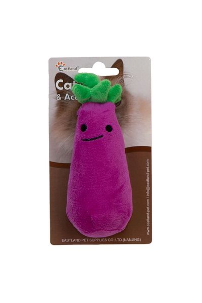 Eastland Plush Eggplant with Catnip Rustling 13cm Dpmah