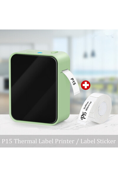 Choice طابعة ملصقات حرارية Marklife P15 خضراء اللون مشابهة لآلة الملصقات D11 D110 D101 اللاسلكية بتقنية البلوتوث