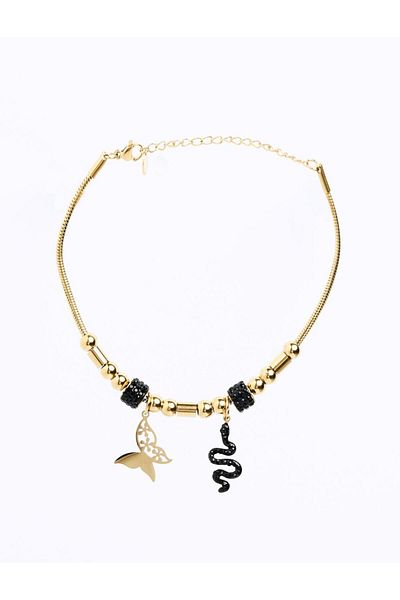Jimmy Key Assorted Butterfly and Snake Figured Bracelet