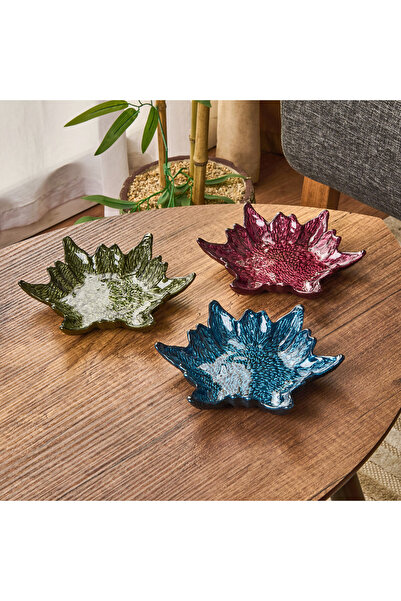 Evidea Kitchen Armoni 3'lü Çerezlik Seti - Renkli - 15 cm