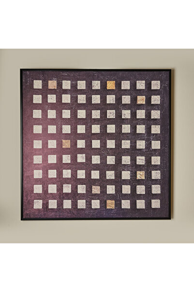 Evidea Deco Darkness Kanvas Tablo - Siyah - 100x100 cm
