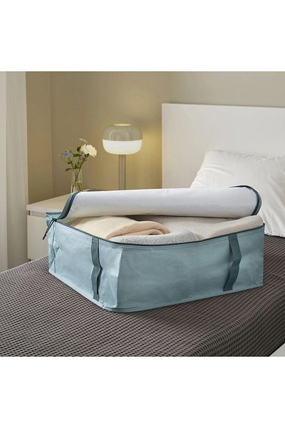 IKEA Чанта за съхранение 55x49x19 см, кутия за съхранение на спално бельо, органайзер, водоустойчива