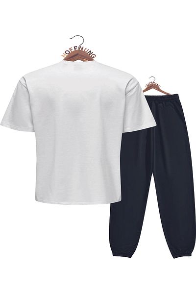 HOFFNUNG Full Pants T-Shirt Shorts My Cup 2 Hand Printed Full Pants Set