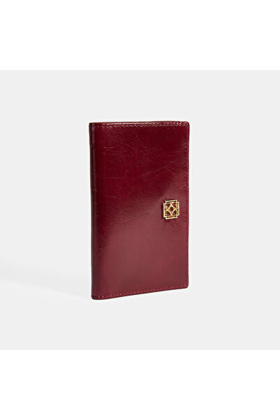 Desa Women's Burgundy Leather Wallet