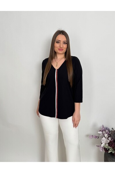 DE WHITES ΜΠΛΟΥΖΑ ΜΕ ΛΟΥΡΑΚΙΑ ΣΕ ΜΕΓΑΛΟ ΜΕΓΕΘΟΣ