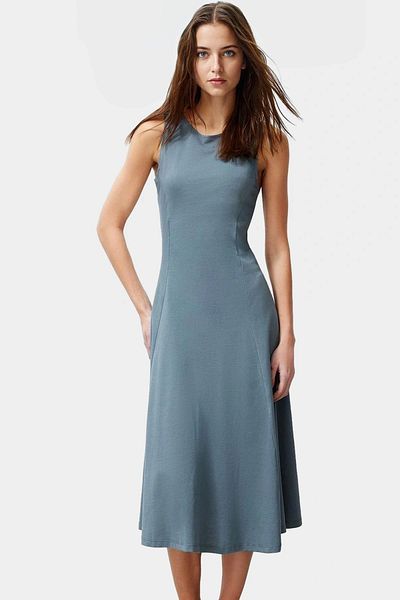 PayBuy Women's Cotton Skater Midi Dress Summer Comfortable Casual Style Stylish Appearance Distinguished Material