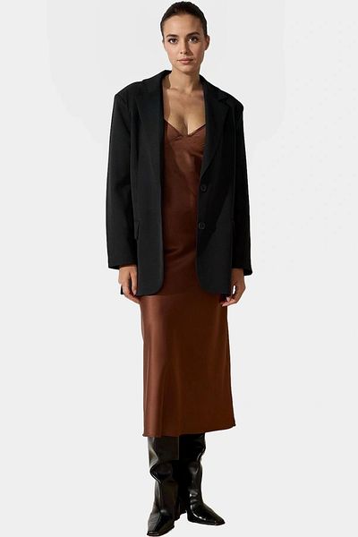 PayBuy Stylish Satin Maxi Dress V Neck Straight Cut Summer Zarifane Design Perfect Fit Quality Craftsmanship