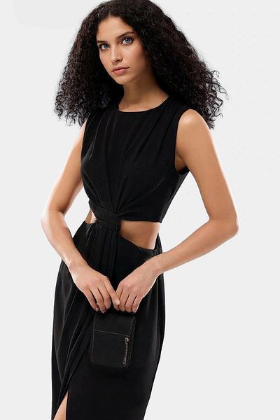 PayBuy Maxi Crepe Dress A-Line Summer Woven Polyester Special Design Durable Material Comfortable Use