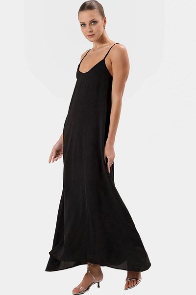 PayBuy Maxi Woven Dress V-Neck Shift Mold 100 Polyester Summer Casual Comfortable Cutout Distinctive Material