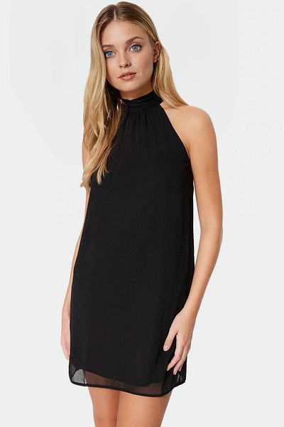 PayBuy Chiffon Lined Mini Dress Lightweight Woven Long-Lasting Durable Material for Daily Wear