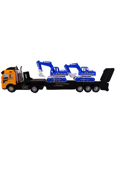 Salamandra Salamandra Kids Remote Control Platform Truck, Excavator, Lights and Sounds, Multicolor