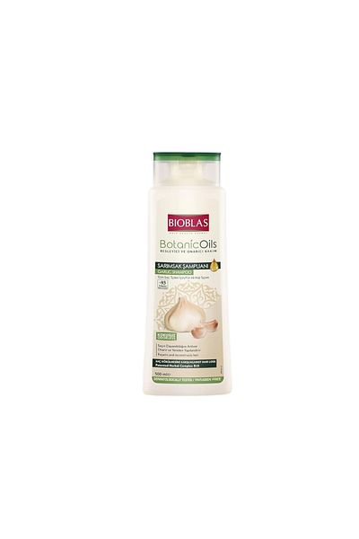 Bioblas Knoblauch Shampoo 500 ml Bioblas, Geruchlos, Anti Haarausfall Frauen und Männer