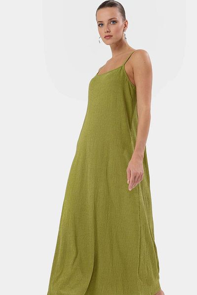 PayBuy Stylish Knitted Midi Dress Comfortable Fit Summer Casual Combination Use Perfect Fit Modern Style