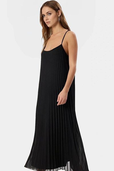 PayBuy Maxi Pleated a Line Tulle Dress Knitted Fabric Comfortable Casual Style Perfect Fit Stylish Look