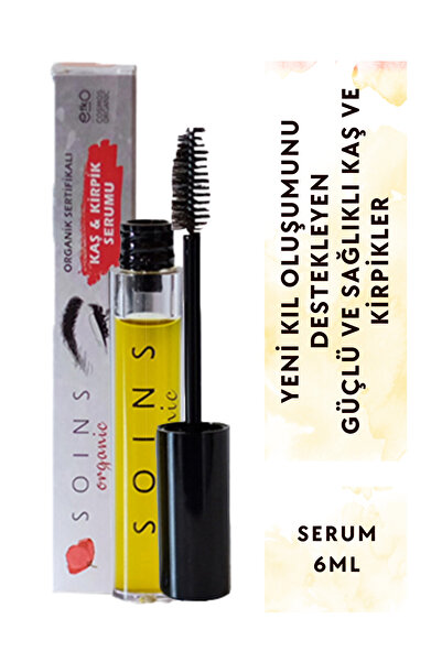 Soins Organic Soins Besleyici,kıl Oluşumunu Destekleyen Kaş Kirpik Bakım Serumu