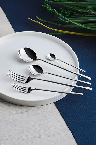 Perotti Moreno 6-Person 30 Piece Spoon Set - Silver 14569