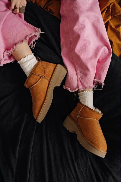 Pegia Kürklü Topuklu Kadın Bot 191156