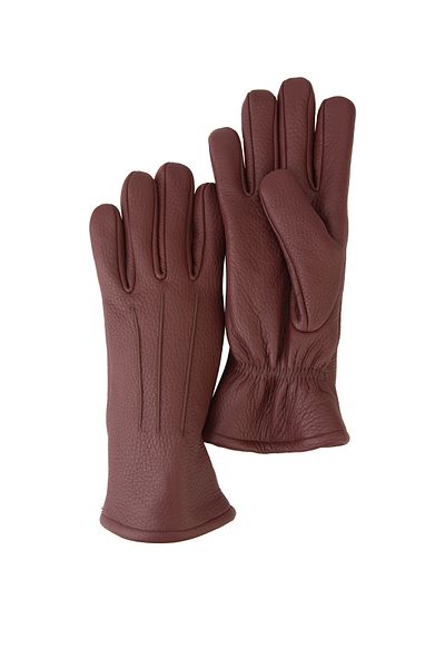 Pegia Fur Lined Leather Men's Gloves 24El01