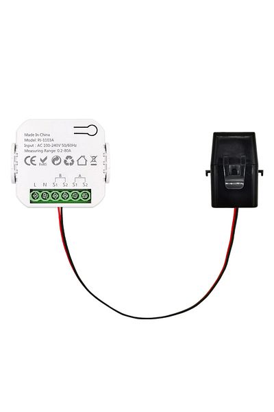Choice 1 Channel-1CT Tuya Smart Life WiFi Energy Monitor Bidirection 1/2 Channel with Clamp App Monitor Sol