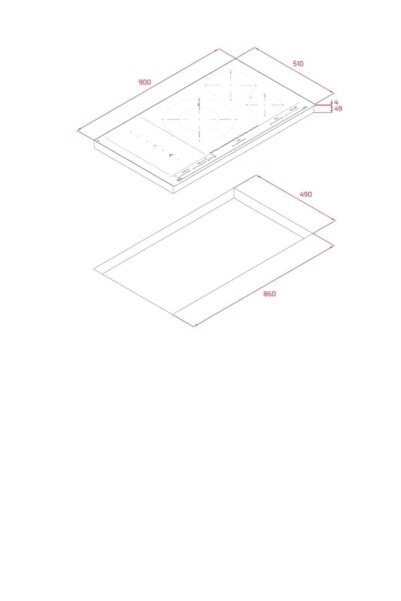 Teka Izs 97630 Mst Bk Siyah Ankastre 5 Gözlü Indüksiyonlu Ocak