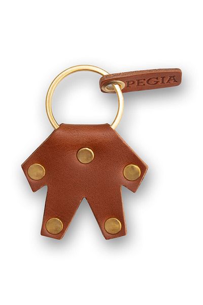Pegia Δερμάτινο μπρελόκ Ring Man 25an26