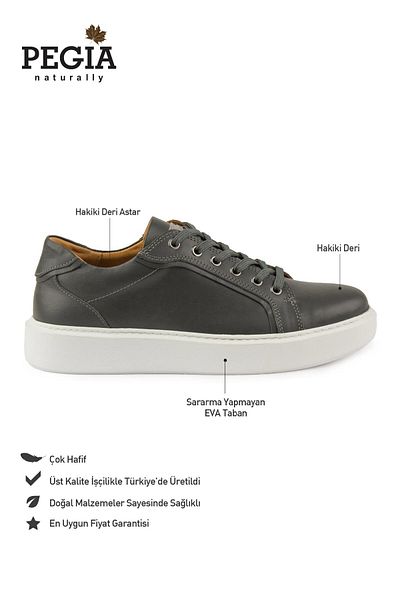 Pegia -Star Γνήσιο Δερμάτινο Sneaker- Αριθμός μοντέλου: 500970