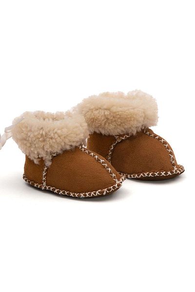 Pegia Genuine Fur Baby Booties 141205