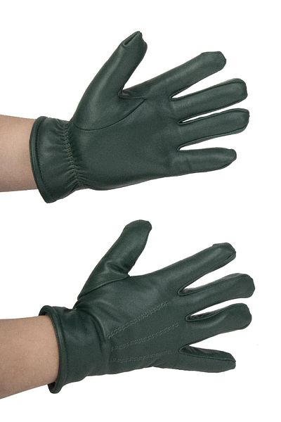 Pegia Γούνινα Unisex Δερμάτινα Γάντια 23el01
