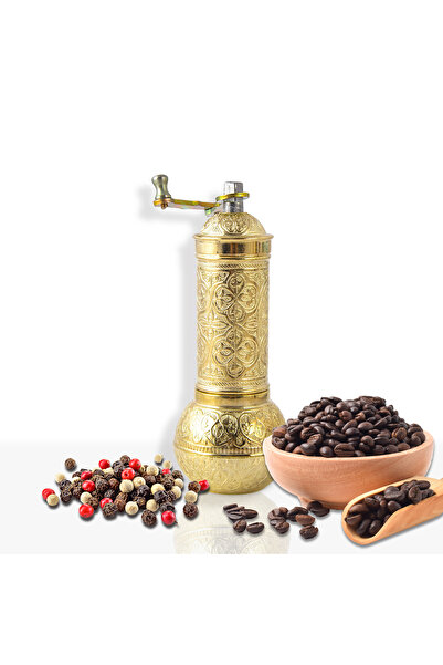 Glios Sarı Zamak Karabiber, Kahve, Çörek Otu Ve Haşhaş El Değirmeni Öğütücü G...