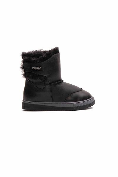 Pegia Παιδικά Μποτάκια με Γούνα Εσωτερικά και Velcro 186071