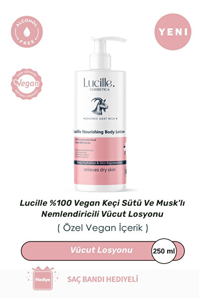Lucille Keçi Sütü Ve Musk'lı Nemlendiricili Vücut Losyonu 250 ml - Niacinamid...