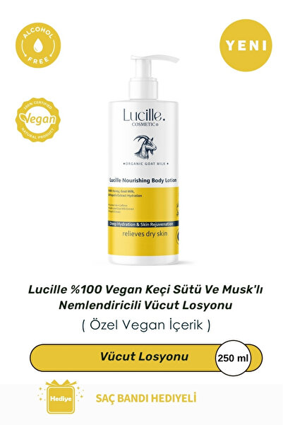Lucille Keçi Sütü Ve Ballı Nemlendiricili Vücut Losyonu 250ml - Niacinamide I...