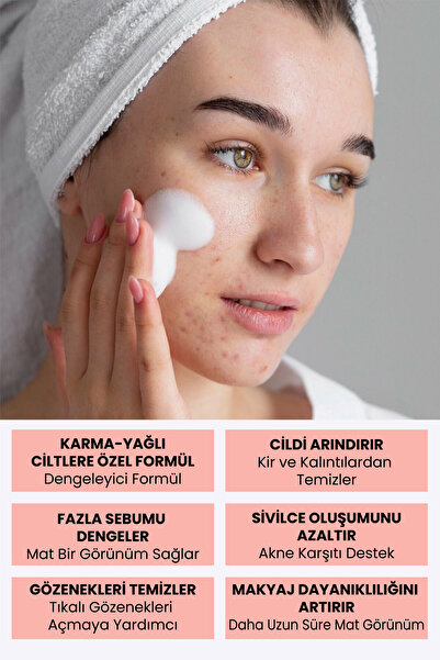 Luv it! Sebum Dengeleyici Yüz Temizleme Jeli Karma Yağlı Ciltler 200 ml