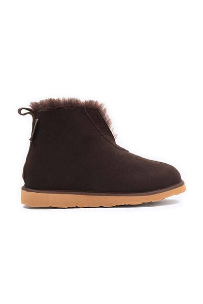 Pegia Γνήσιο Suede Fur Inside Unisex Panduf 191200