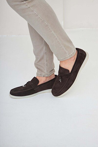Pegia Hakiki Süet Erkek Tokalı Loafer 500910