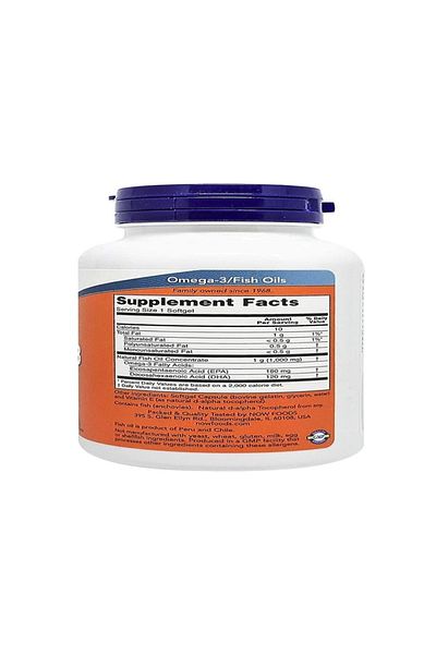 Now Omega 3 1000mg 100s Softgel