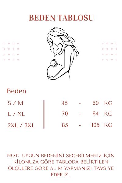 BARUCCA Corset de maternitate, lung și subțire, fără sudură