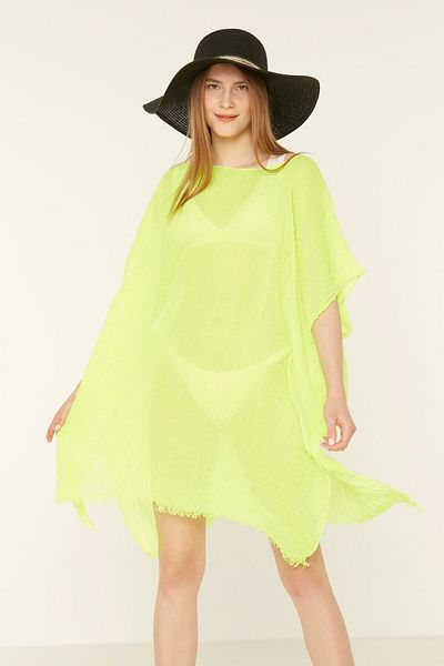 Y-London Γυναικείο Neon Green Pareo 13479-1