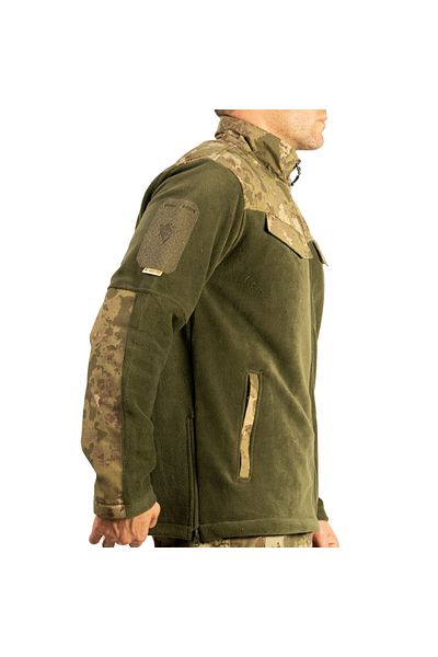 Wolftrap Tactical Μπουφάν Tactical Fleece με μοτίβο παραλλαγής με 5 τσέπες