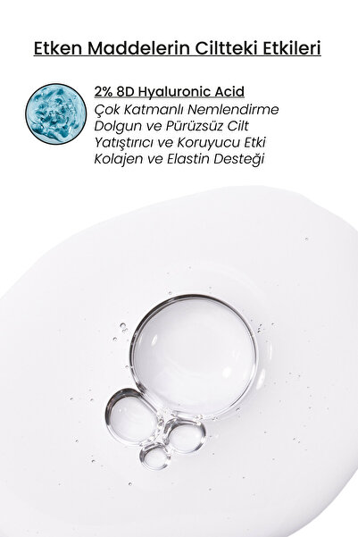 Luv it! 8d Yoğun Nemlendirici Hyaluronik Asit Tonik 200 ml - Derinlemesine Cilt Bakımı Ve Nem Desteği