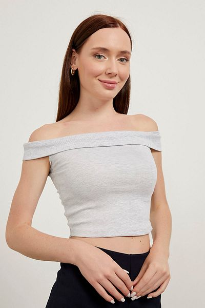 Arma Life Body de damă, fără bretele, de vară, elastic, gri