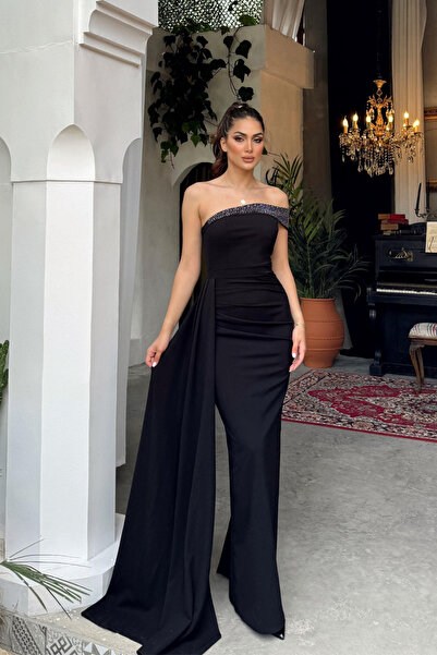 Sindimoda Sean Tek Kol Kuyruklu Abiye