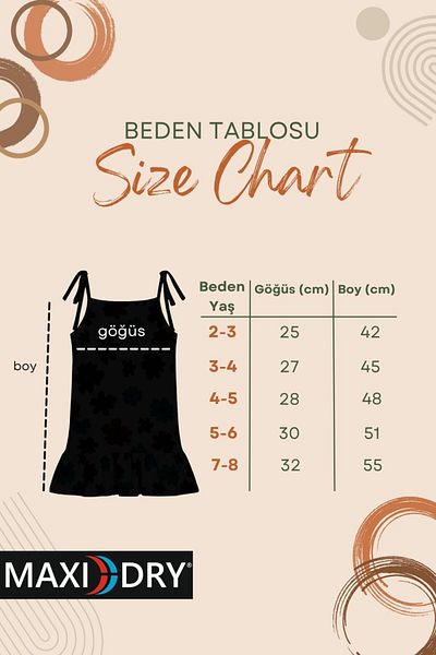 MAXI DRY Καλοκαιρινό φόρεμα κοριτσιού με λουράκι από σχοινί