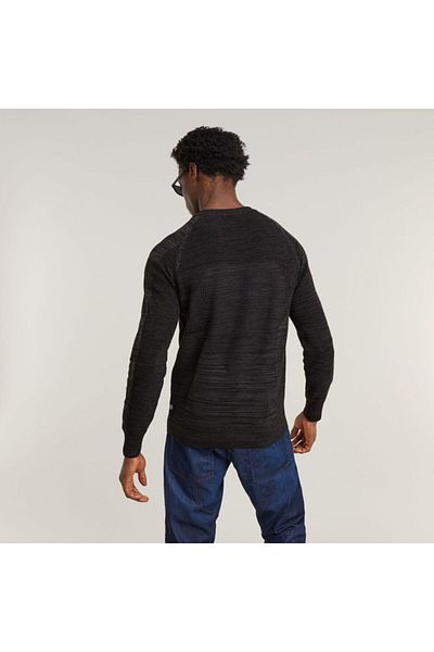 G-STAR RAW Stylish Sweatshirt with Knitwear Collar